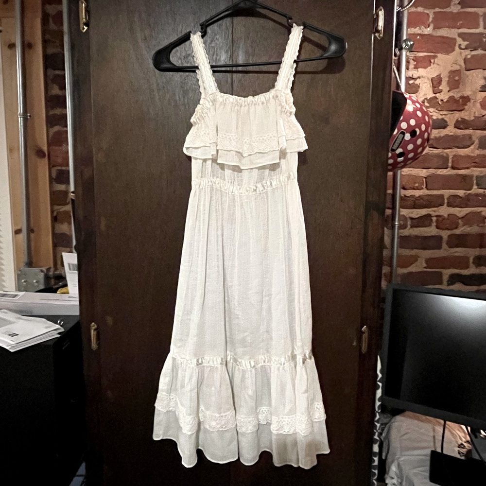 Little Girl’s Vintage Prairie Dress- Seventies Gunne Sax Style (no brand!)